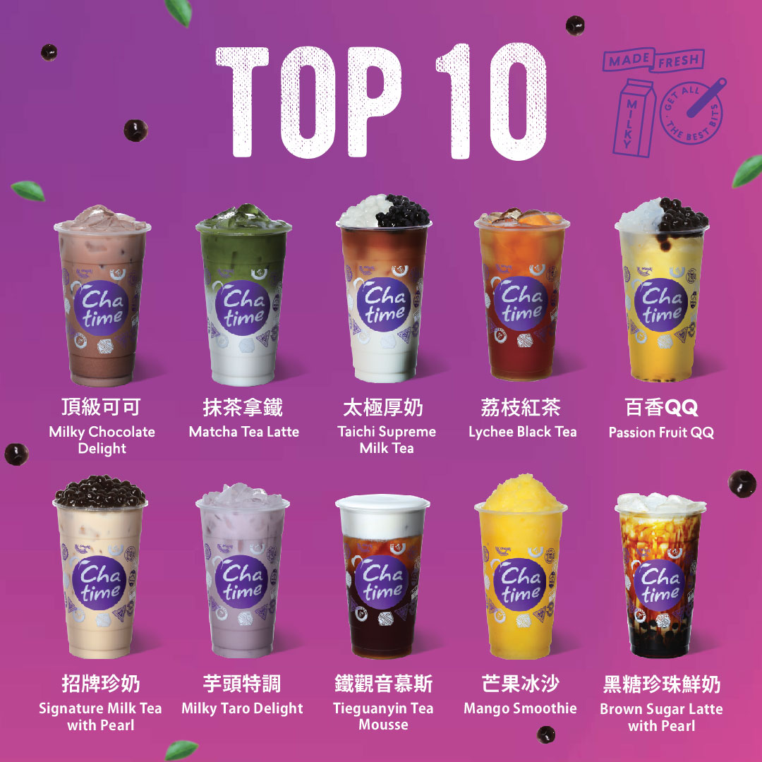The Most Popular Chatime Drinks